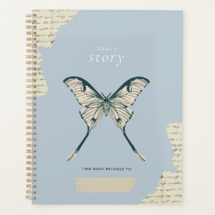 Journal esthétique vintage papillon de nuit et scr