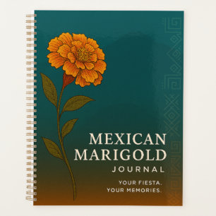 Journal Fleur d'Oeillet Mexicain : Cahier Inspiré