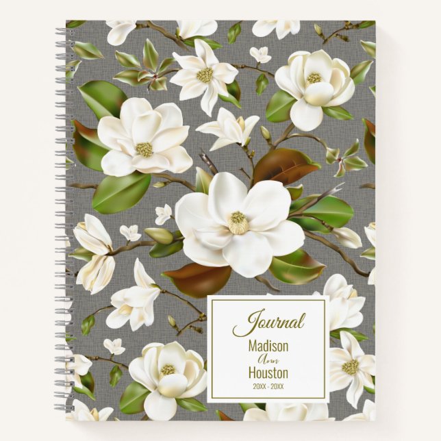 Journal floral de magnolia (Devant)