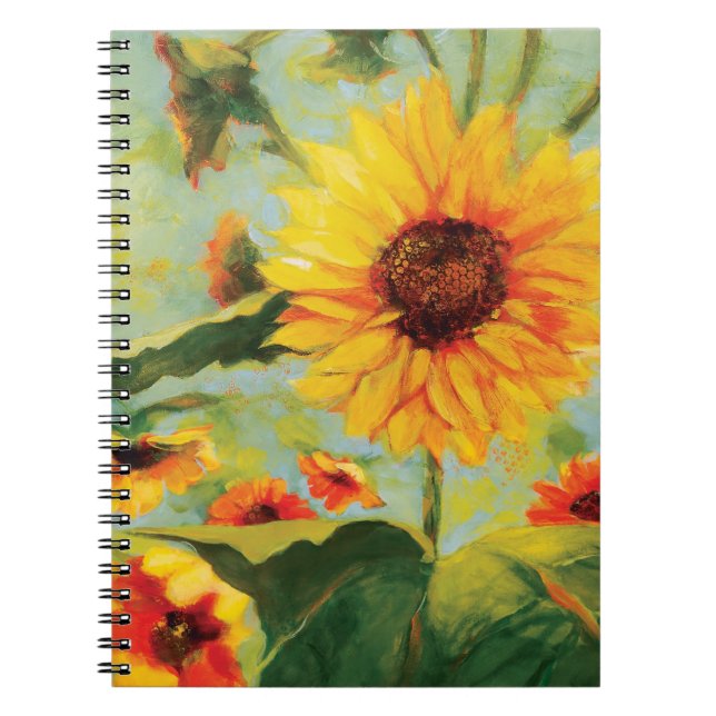 Journal floral de tournesol (Devant)