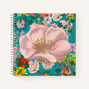Journal floral fillette