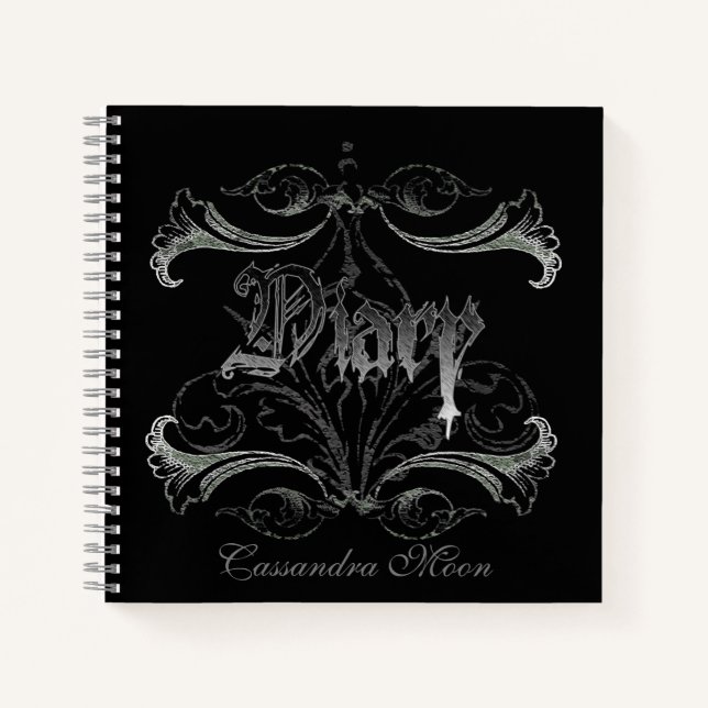 Journal Goth personnalisé (Devant)