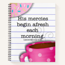 Journal Inspirationnel de "Ses Mercies" de 8,5 po 