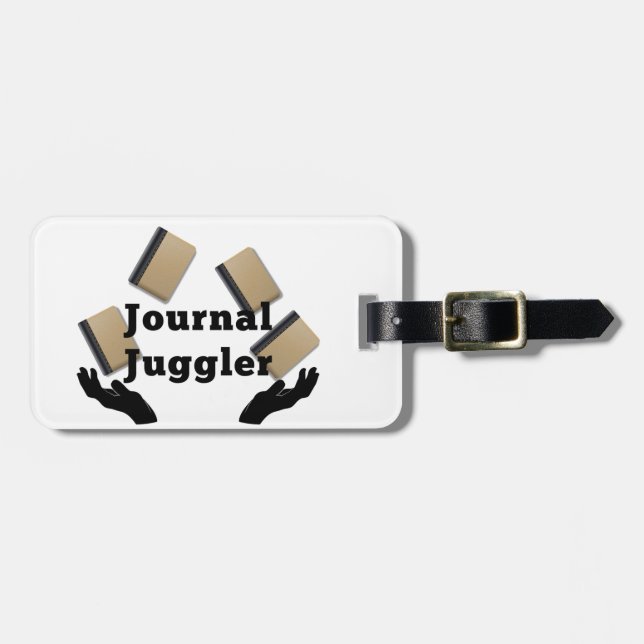 Journal Jongleur Gepäckanhänger (Vorderseite horizontal)