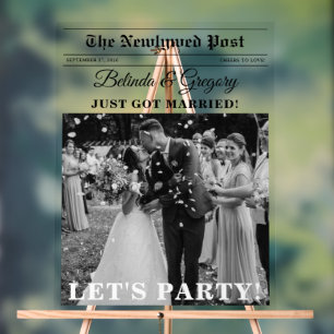 Journal mariage Fun Black & White Photo Welcome