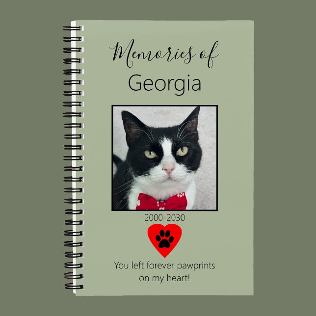 Journal Mémorial de Chat Vert Sauge (Créateur téléchargé)