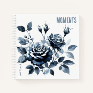 Journal "Moments" Rose en Blue Var01