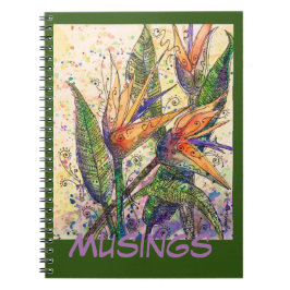 Journal/Notebook- "Musings" Notizblock