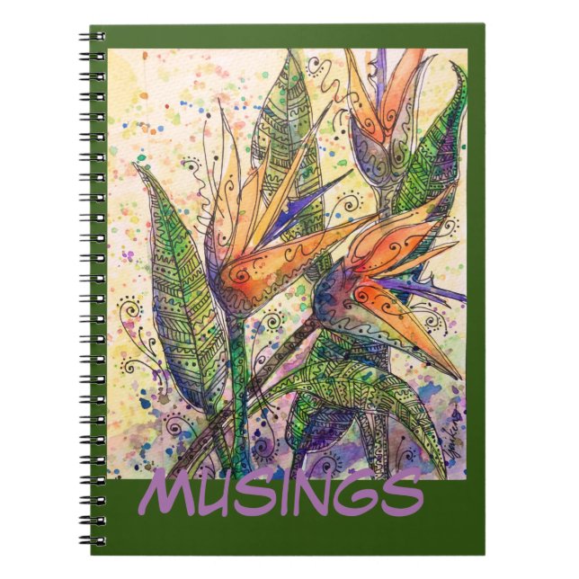 Journal/Notebook- "Musings" Notizblock (Vorderseite)