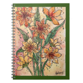 Journal/Notebook - Orange Daylillies Notizblock