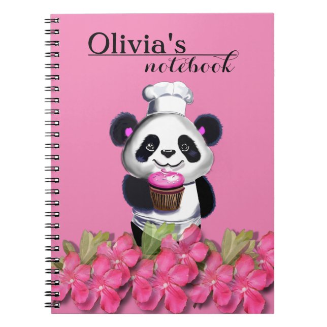 Journal ou Carnet Cute Panda (Devant)