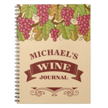 Journal personnalisable de vin