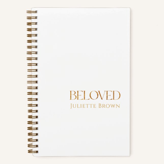 Journal personnalisé adoré (Recto)
