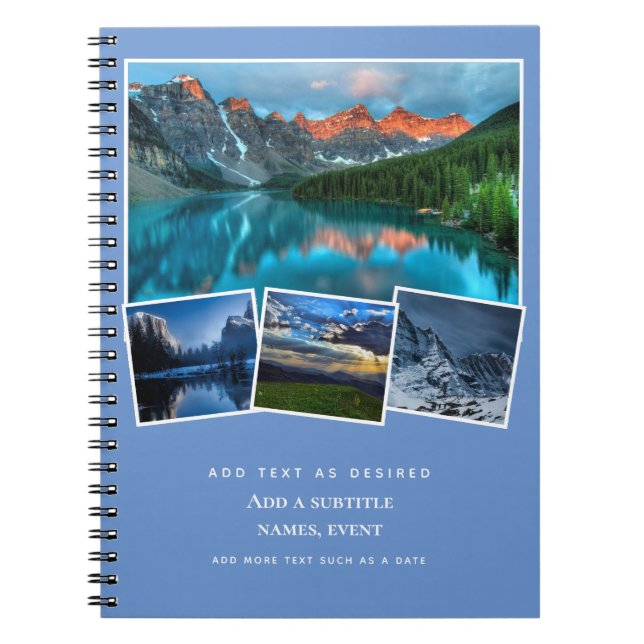 Journal personnalisé Ajouter des photos et une idé (Devant)