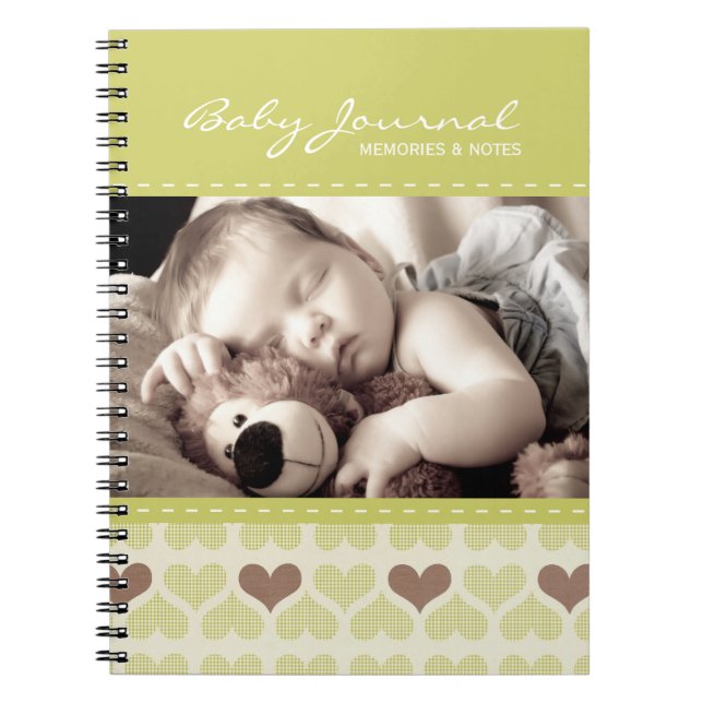 Journal personnalisé de bébé (Devant)