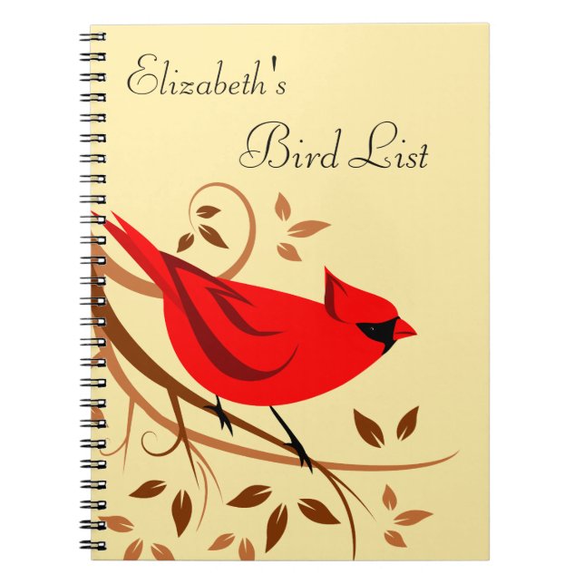 Journal personnalisé de l'observateur d'oiseaux (Devant)
