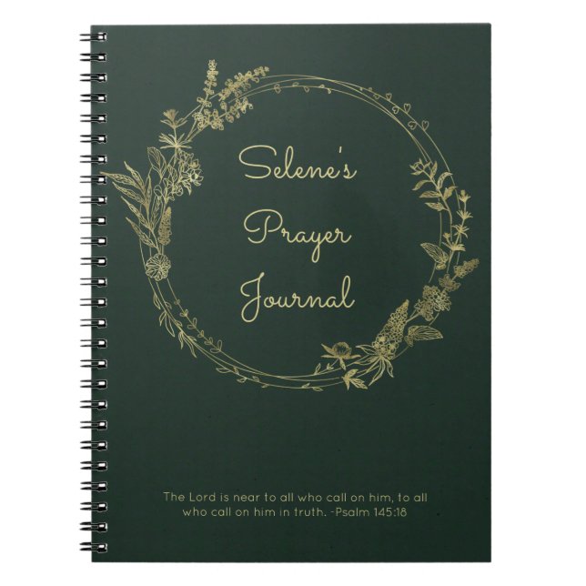 Journal personnalisé de prière (Devant)
