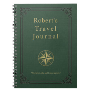 Journal personnalisé de Vintage voyage