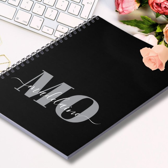 Journal personnalisé du cadeau de Carnet Monogramm (Créateur téléchargé)