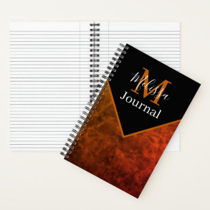 Journal personnalisé en cuir brut personnalisé
