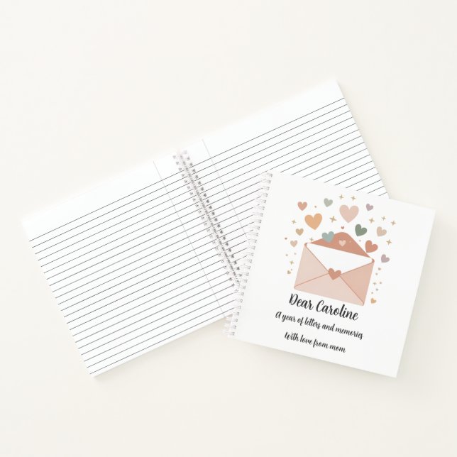 Journal personnalisé - Lettres et souvenirs (Intérieur)