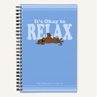 Journal Personnalisé Mignon Chien Bleu Personnalis