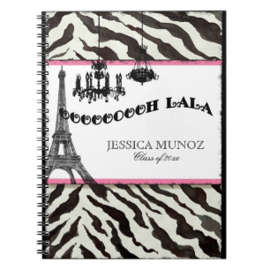 Journal personnalisé par zèbre de lustre de Tour