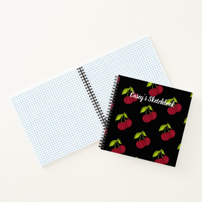 Journal personnalisé Red Cherry Sketchbook (Intérieur)