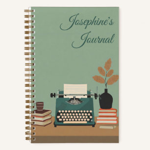 Journal personnalisé "Vintage Writer"