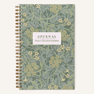 Journal personnalisé William Morris Jasmine Dotée