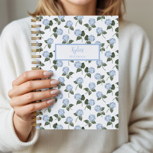 Journal Personnelisé Fleur d'Hortensia