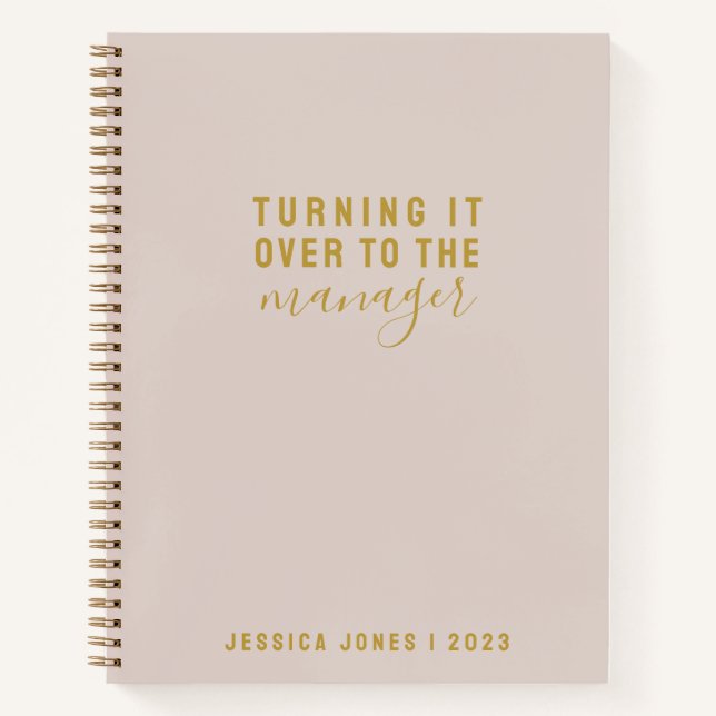Journal rose simple Universal Manager (Devant)