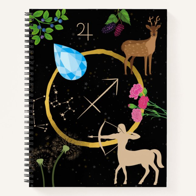 Journal Sagittarius Zodiac (Devant)