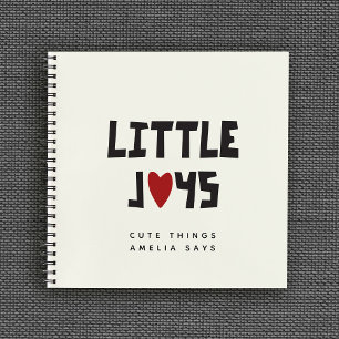 Journal souvenir personnalisé avec citations pour 