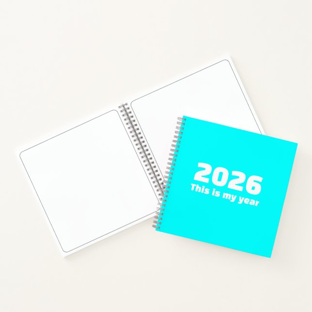 Journal spiralé inspirant 2026 (Intérieur)