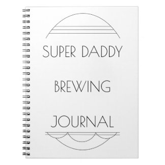 Journal superbe de brassage de papa