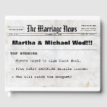 Journal Thème Mariage Livre d'invité