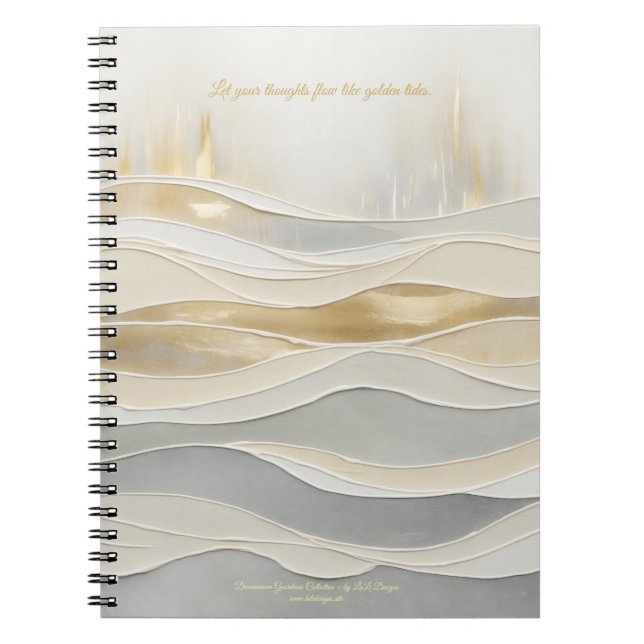 Journal Vagues Dorées Sacrées (Devant)