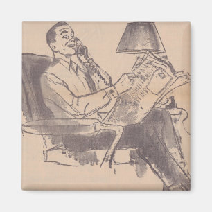 Journal vintage Papa Magnet