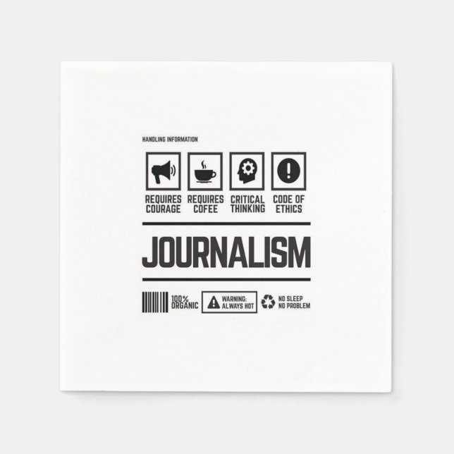 journalism serviette (Vorderseite)