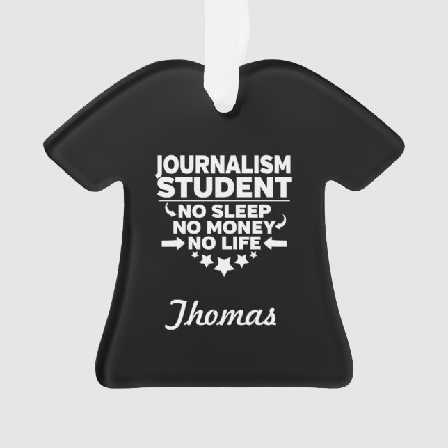 Journalisme Collège étudiant Pas de vie ou d'argen (devant)