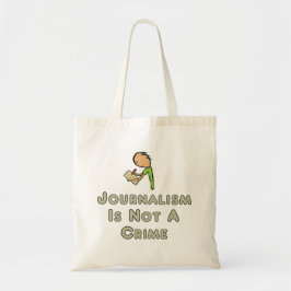 Journalismus ist kein Verbrechen Tragetasche
