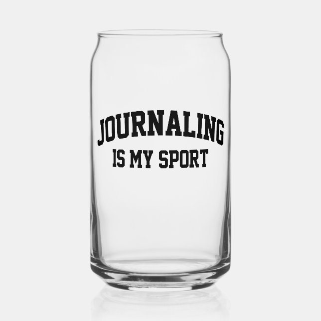 Journalismus ist mein Sport Dosenglas (Vorderseite)