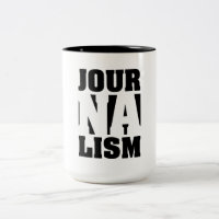 Journalismus-Kaffee-Tasse