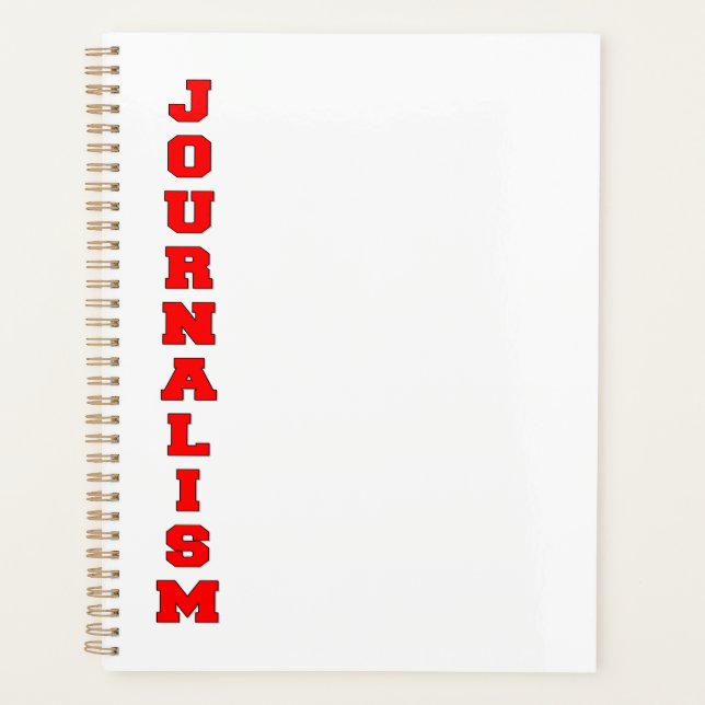 Journalismus Planer (Vorderseite)