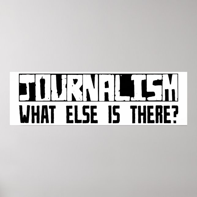 Journalismus Was gibt es sonst noch? Poster (Vorne)