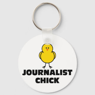 Journalist-Küken Schlüsselanhänger