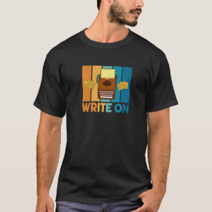 Journalist schreibt über Zeitschriftenautor Column T-Shirt