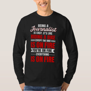Journalist Schriftsteller Reporter Rundfunkspreche T-Shirt