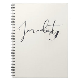Journalist Skript Notizbuch – Minimalist Schreiber Notizblock
